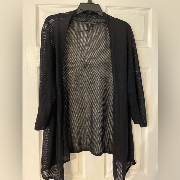 Worthington Sweaters - Mesh Cardigan size 2x- black